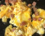 簡単！スパム（ベーコン）たまご丼作り方7写真