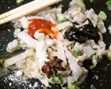 練りゴマ不要♪豚バラde極旨汁なし担々麺作り方3写真
