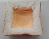 とろ～りチーズカレー　くりぬきトースト作り方2写真