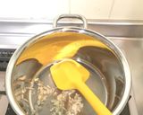 空豆と大豆のスープ　ベジタリアン仕様作り方3写真