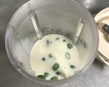 空豆と大豆のスープ　ベジタリアン仕様作り方4写真