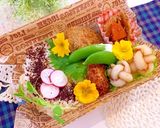 お弁当 詰め方 コロッケ弁当 簡単可愛い作り方5写真