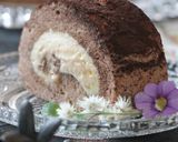 無花果ジャムでカマンベールのロールケーキ作り方43写真