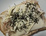 蒸し鶏の和トースト作り方4写真
