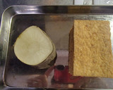 簡単！ヤーコンと厚揚げの七味和え作り方1写真