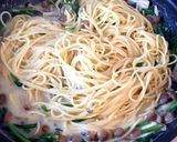簡単クリームパスタ作り方7写真