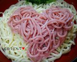手打ち紅白うどん作り方14写真