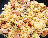 ⭐️ チャーシューの煮汁で作るチャーハン作り方3写真