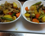 肉じゃがとおひたしときんぴらごぼう作り方5写真