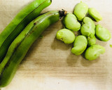 シャキほくっ旨☆豆苗とそら豆の塩酒粕炒め作り方4写真
