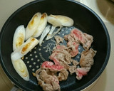 減塩 豚と長ねぎのステーキたれ炒め作り方3写真