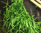 シャキほくっ旨☆豆苗とそら豆の塩酒粕炒め作り方7写真