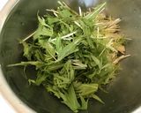 白だしde水菜と豆腐サラダ+しらす＊作り方1写真