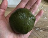 激うま♡虜になる抹茶ホワイトメロンパン♡作り方14写真