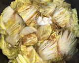 白菜とゴボウの卵とじ作り方3写真