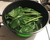 ほうれん草と牛肉のごま和え作り方2写真