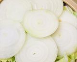 日々の野菜鍋●輪切りオニオンの鶏野菜鍋作り方2写真