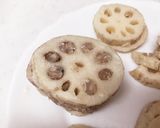 豚挽肉や鶏挽肉でれんこんのはさみ照り焼き作り方3写真