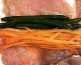 しっとりやわらか鶏胸肉の野菜巻き作り方4写真
