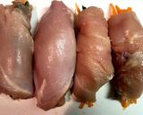 しっとりやわらか鶏胸肉の野菜巻き作り方5写真