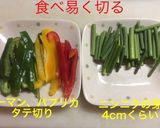 豚ピーニンニクの芽 柚子胡椒風味炒め作り方3写真