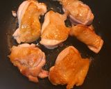 鶏モモ肉のネギ味噌焼き作り方5写真