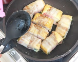 とろける♡厚揚げのしそチーズ肉巻き作り方6写真