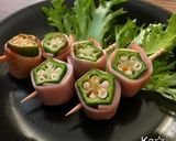 ［オクラ ハム カレーソテー＊お弁当］作り方5写真