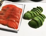 スモークサーモンとアボカドの手まり寿司作り方2写真