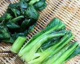 青菜のピーナッツ和え作り方1写真