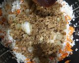 炊飯器でレトルトカレーをカレーピラフ作り方2写真