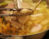 若鶏丸ごと1羽☆韓国風水炊きタッハンマリ作り方5写真