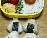 デカッ❣❣わが家のふんわりおにぎり♡作り方4写真