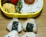 デカッ❣❣わが家のふんわりおにぎり♡作り方4写真
