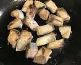 おつまみに☆たっぷり青菜と鰤の照り焼き作り方3写真