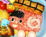 はたらくくるま 消防車 幼稚園のお弁当作り方3写真