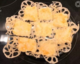 蓮根ととろけるチーズの、トースト！作り方7写真