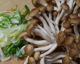 鶏ささみとネギ もやし しめじの甘辛煮✿作り方1写真
