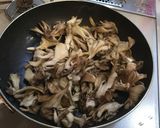 マイタケビネガー炒めのパスタ作り方3写真