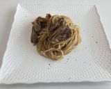 マイタケビネガー炒めのパスタ作り方6写真
