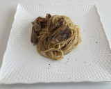 マイタケビネガー炒めのパスタ作り方6写真