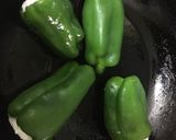 丸ごとピーマンの豆腐チーズ詰め作り方4写真
