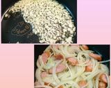 しめじの和風たらこバタースパゲティ☆作り方1写真