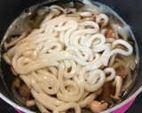 ベーコン玉ねぎ入り、コンソメスープうどん作り方5写真