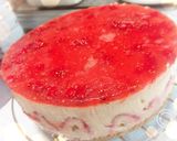 フリーズドライいちごのレアチーズケーキ作り方13写真