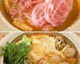 寄せ鍋→キムチ鍋★肉と魚介の共演でコク旨作り方12写真