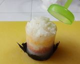 おにぎりケーキ【のりカップ＆リボンハム】作り方11写真