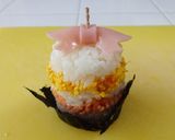 おにぎりケーキ【のりカップ＆リボンハム】作り方19写真