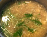 カニ缶でほっこり温かとろみスープ作り方4写真