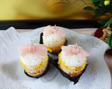 おにぎりケーキ【のりカップ＆リボンハム】作り方20写真